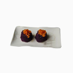 木瓜紫薯球