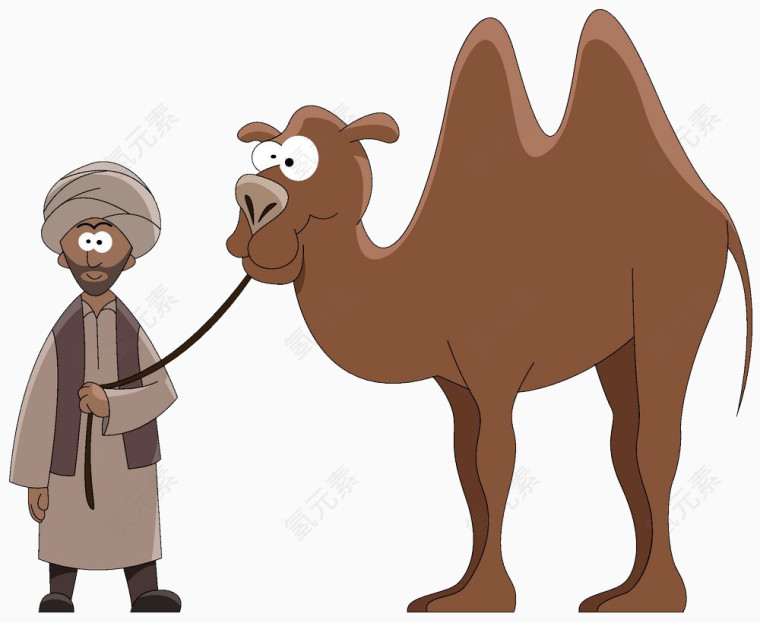 印度阿三牵骆驼