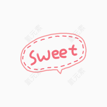 sweet卡通气泡字体