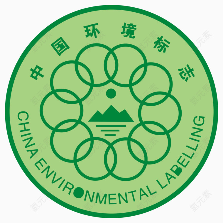 中国环境logo标志