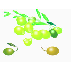 跨年水果小橄榄