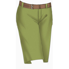 绿色裤子