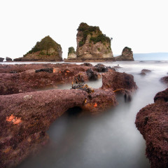 海星岩正方形慢门