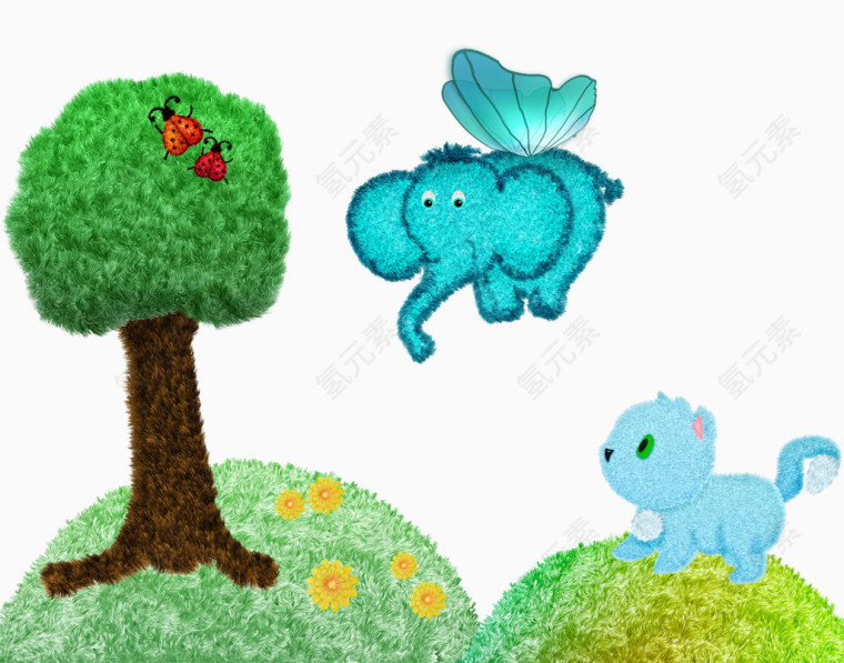 树和大象