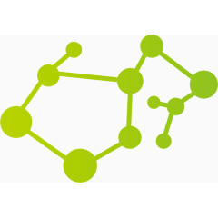 绿色化学分子素材图