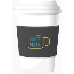 矢量创意设计咖啡饮料水杯图