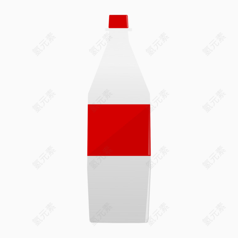 白色的塑料瓶