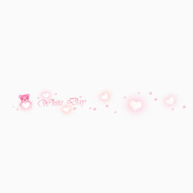 粉红荧光心形设计