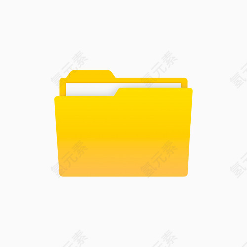 文件夹 文档 办公 黄色