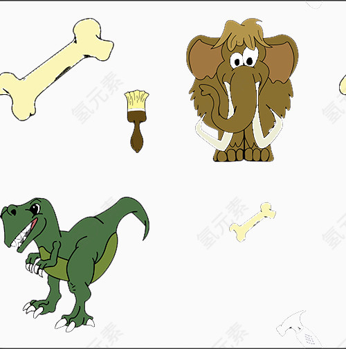 大象恐龙图案