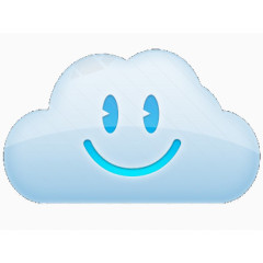 可爱立体笑脸云朵