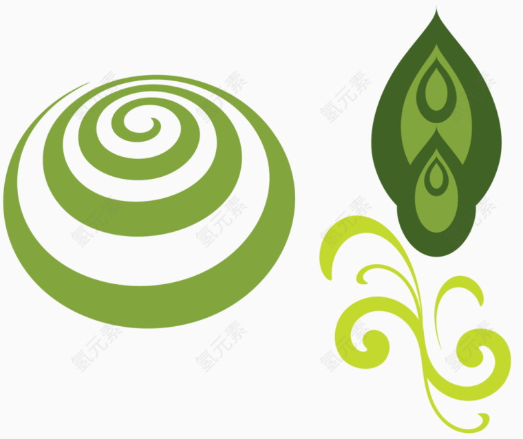 环保绿色装饰图案