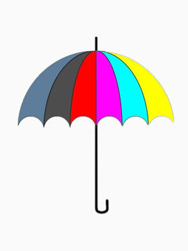 简单雨伞
