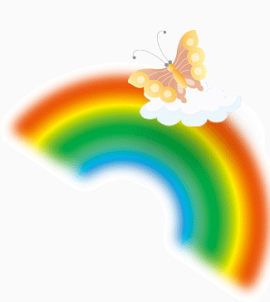彩虹与蝴蝶