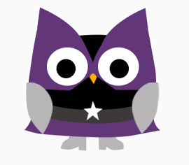 紫色猫头鹰