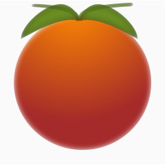 橙色的橘子
