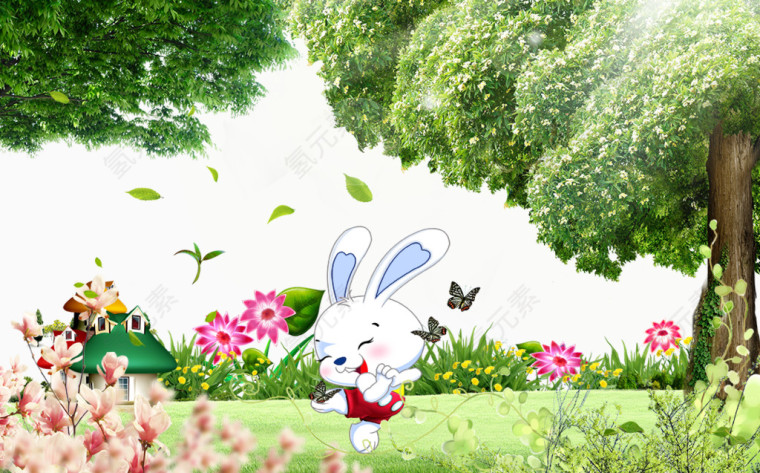 卡通兔子免费下载