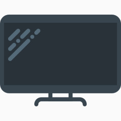 扁平化 icon 电视机