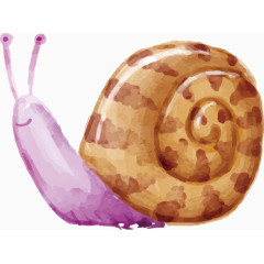 蜗牛喷绘喷画素材
