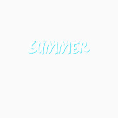 英文SUMMER艺术字