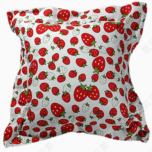草莓靠枕