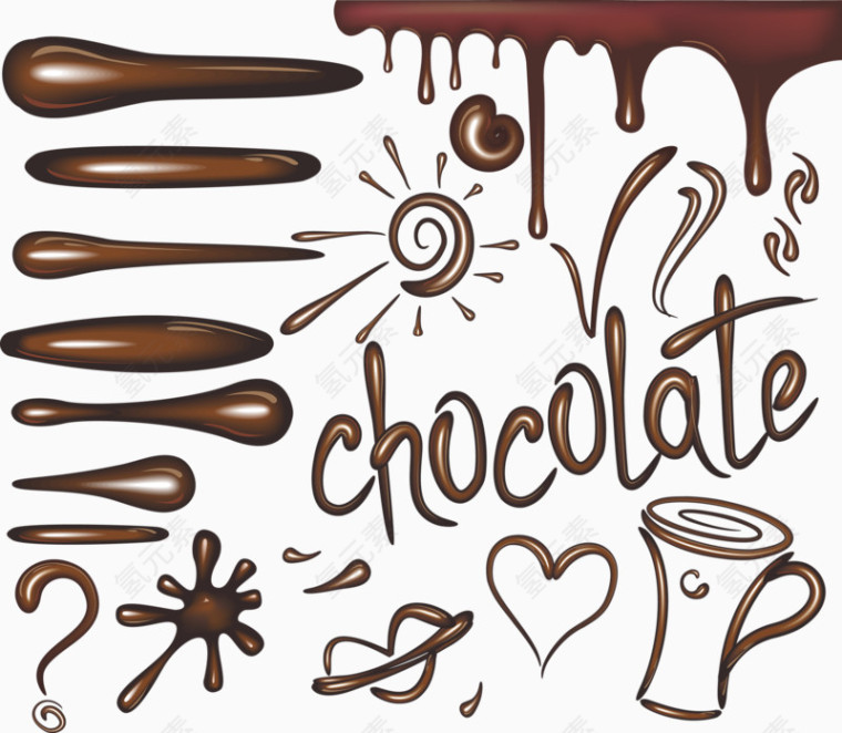 巧克力涂鸦