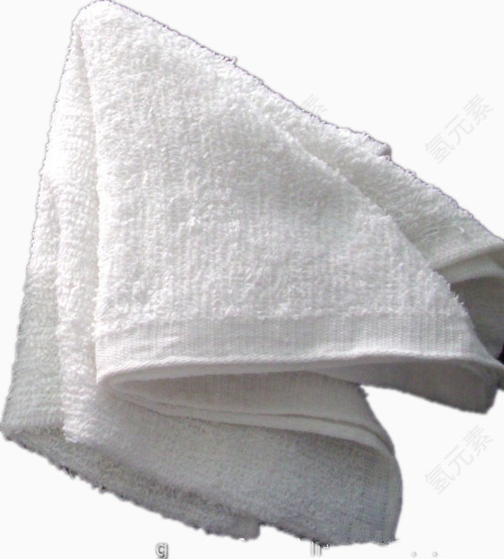 一个折叠的毛巾