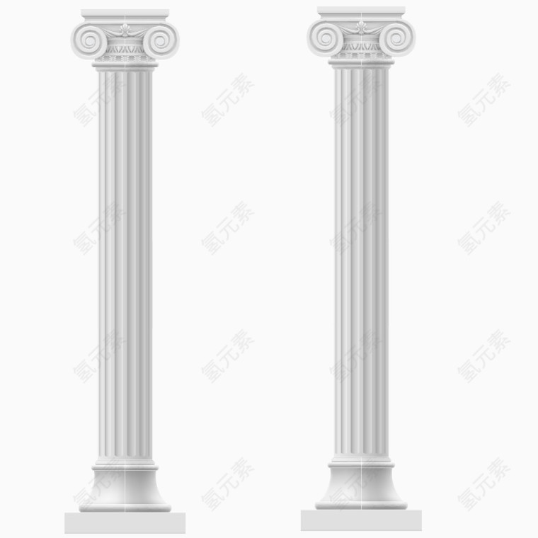 建筑立体柱子