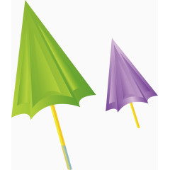 彩色伞素材图片