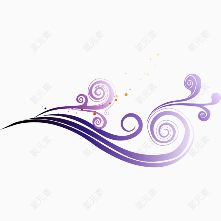 紫色树枝装饰背景