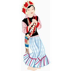 傈僳族女子民族舞
