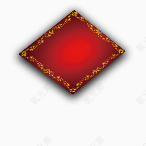 红色菱形图