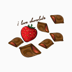 草莓夹心巧克力