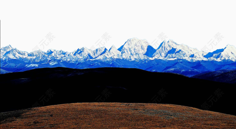 旅游景区康定贡嘎山