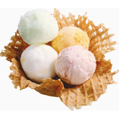 四个冰淇淋球