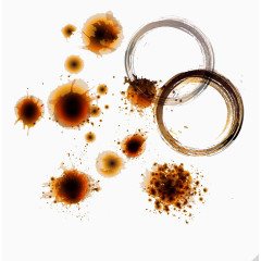 咖啡溅渍设计图片