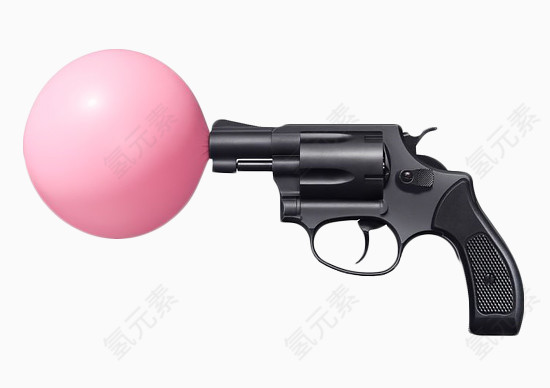 气球和手枪