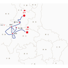 红四军行走路线