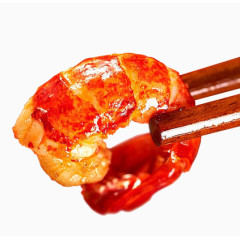 红色大虾虾尾虾肉海鲜