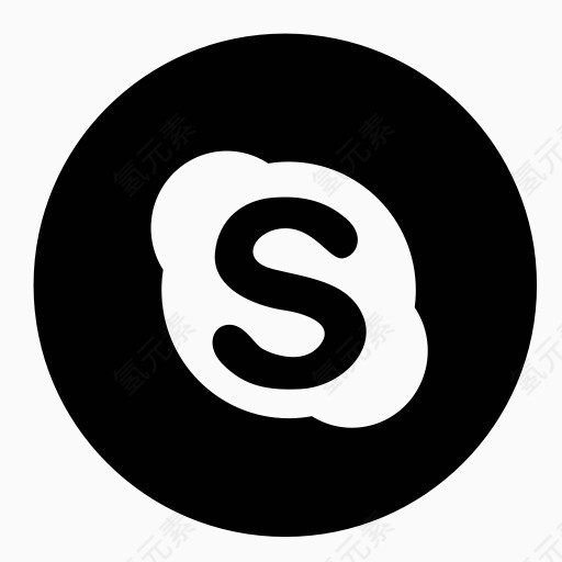 圆Skype自由社会的图标