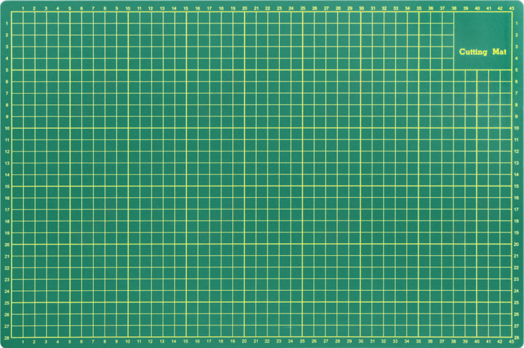 绿色物理绘图网格线实验纸