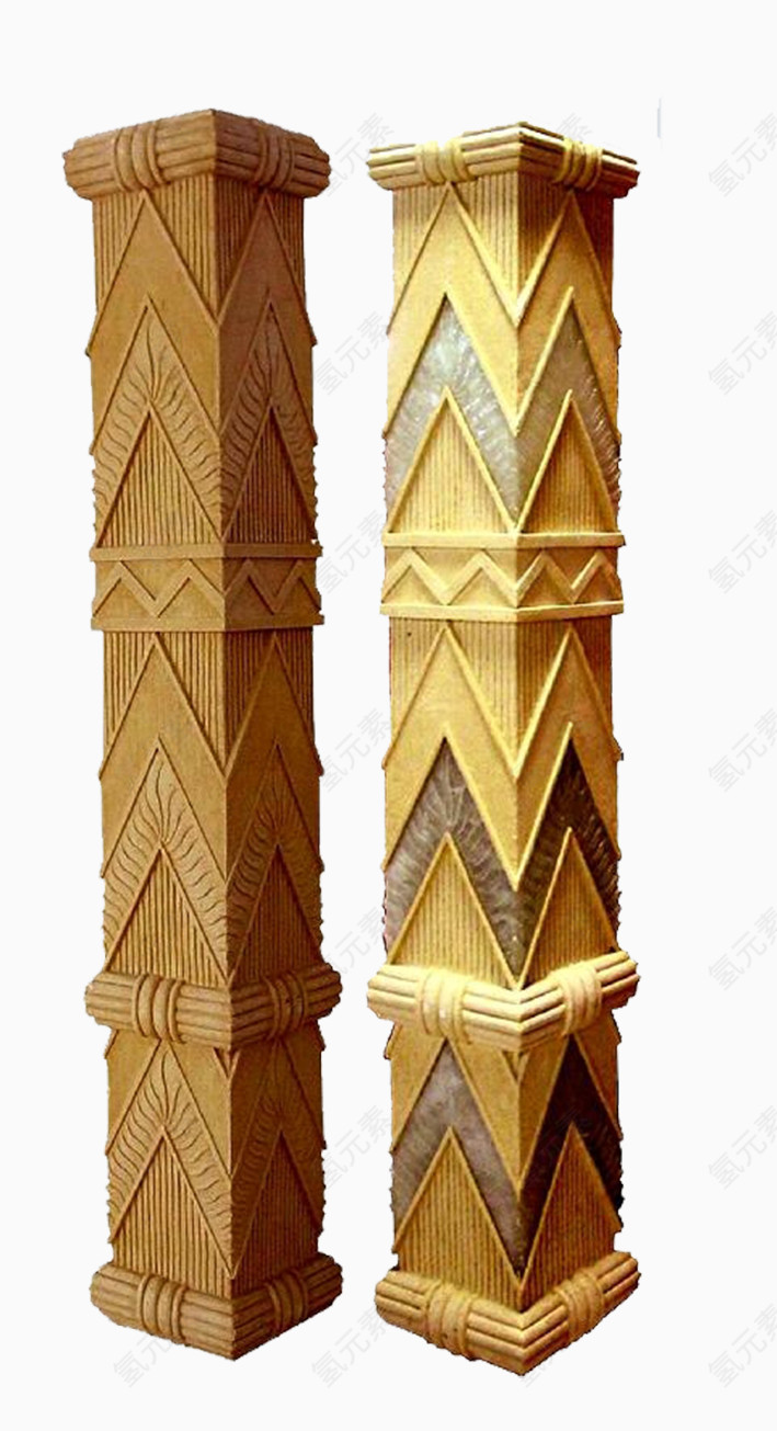 方形装饰柱