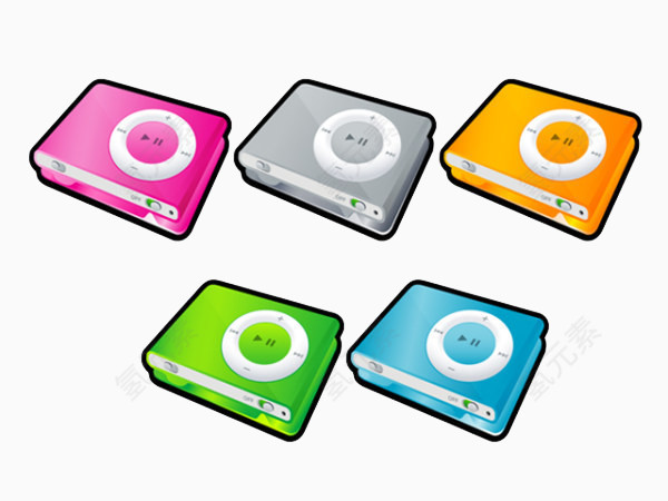 iPod色彩系列图标