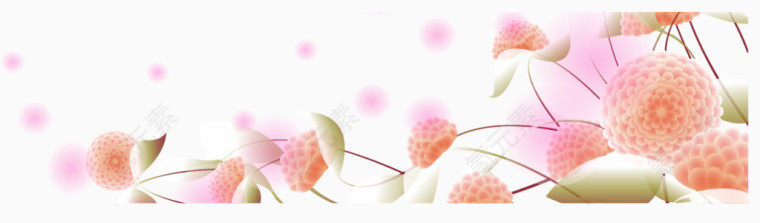 粉色韩式矢量背景装饰花纹素材