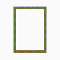 绿色传统中式画框