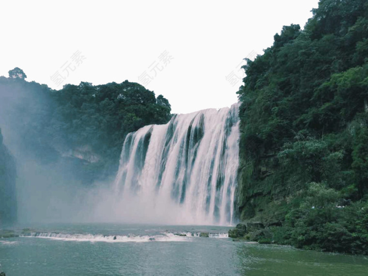 贵州黄果树瀑布风景图