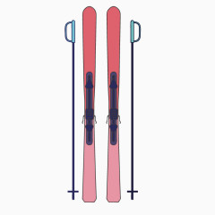 矢量滑雪板图片素材