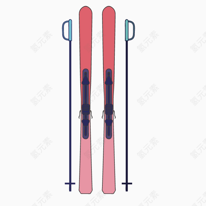 矢量滑雪板图片素材