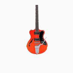 橙色吉他