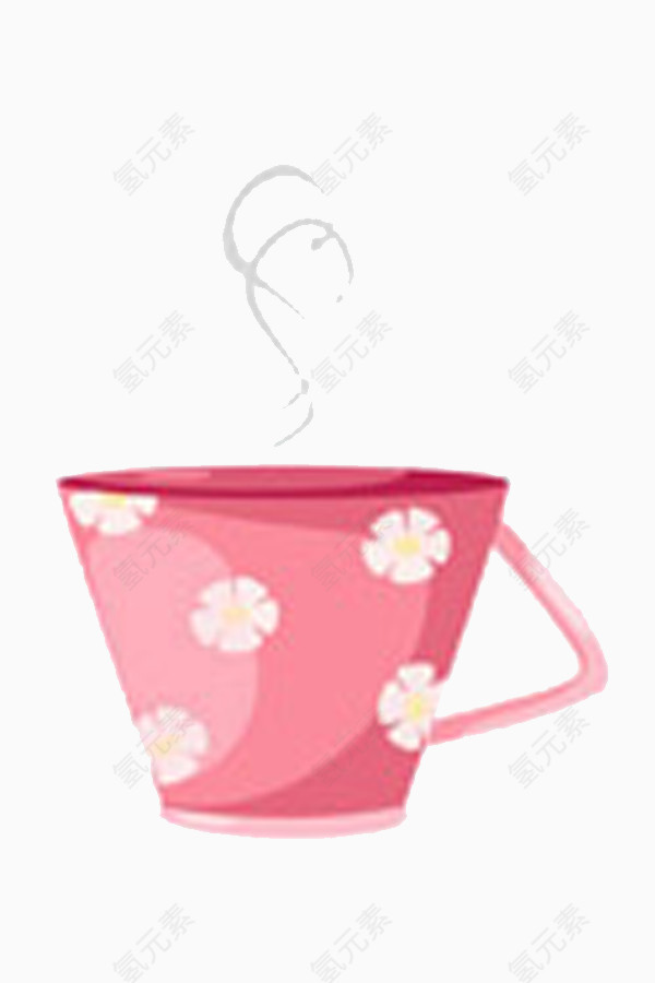 粉色水杯